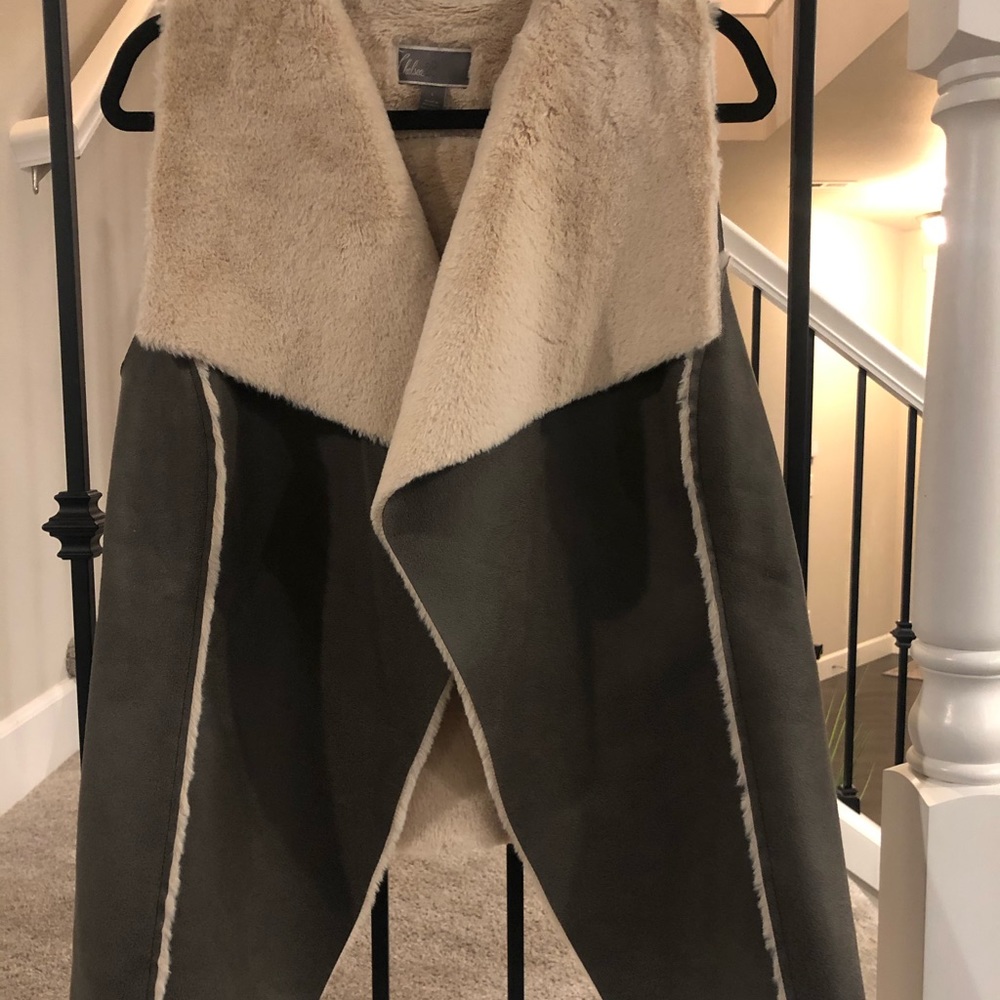 Shearling vest
